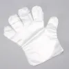 100PCS /Pack Disposable Gloves Food-Grade PE Material Transparent For Kitchen BBQ Picnic Cooking Cleaning LL