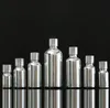 Botellas de perfume de aceite de esencia de vidrio recubiertas de plata Botella cuentagotas de reactivo líquido 10 ml 15 ml 20 ml 30 ml 50 ml SN6323