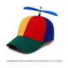 Ball Caps Kids Boys Girls Carnival Propeller Baseball avec nœud papillon pour avoir pris pos