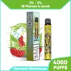 Mutlu vape 4000puffs vape 8ml iyi tat tek kullanımlık puf çubuğu 4k vaper yeniden doldurulmuş 8ml% 2% 5 nic tuz vape suyu yerel depo buharlaştırıcı