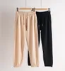 Womens Tracksuits Winter loro Cashmere Sweater Pants Apricot Black Suit piana