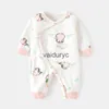 pulover rompers for nechn cotton print baby boy boys girls close sleeve cute girt boy boy phemsuit come infant Onesies 0-6m Spring H240508