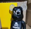 핫 판매 게임 400% 28cm No.1 Bearbrick Bear 인물 수집가를위한 장난감 Bearbrick 모델 장식 장난감