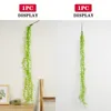 Fleurs décoratives 100 cm plante artificielle saule feuilles de vigne pièce intérieure fenêtre fête décoration de la maison tenture murale fausse guirlande lierre