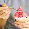 Tea Cups 80 Pcs Ice Cream Spoons Glossy Dessert Silverware Cake Flatware Small Disposable Teaspoons