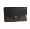 レディースデザイナーの財布Luxurys Envelopeショート財布クラシックフラワーカードホルダー高品質の多機能女性ファッションスモールクラッチバッグ