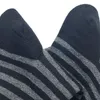5 par dużych rozmiarów Business Men ubierają się skarpetki Wysokiej jakości Stripe Czarny szary czysty bawełniany EU4148 240117