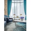 Carpets Ocean Blue Gradient Color Cobblestone Sculpture Rug