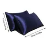 2PC Natural mulberry silk pillowcase genuine silk protection for hair and skin pillowcase multi-color smooth bedding pillowcase 240113