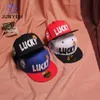 Ball Caps Children's Peaked Caps Lucky Baby Boys Sun Hat Embroidery Cotton Girls Baseball Cap Kids Children Hip Hop Hat 3-10 Years J240117