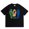 Hommes T-shirt coton surdimensionné été imprimé YCOA graphique Harajuku Hip Hop hauts amples t-shirts mode coréenne Y2k vêtements esthétiques 240116