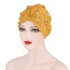 Ball Caps Women Fashion Pure Pearl Headband Elastic Cap Hat Stojaki do drzwi baseballowych