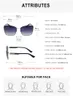 2024 new European and American cat-eye sunglasses women's advanced sense of sunscreen sunglasses women's cross-border wholesale sunglasses AAA208