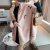 Fashion Designer Letter Scarf For Women cashmere double sided shawls Big Letters Wholesale Dual-use Thick warm scarves Soft comfortable breathable large shawl