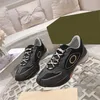 Designer Casual Shoes Running Sneakers Interlocking Rhyton Flat Shoes Multicolor Women Shoes Retro Chaussures Outdoor Men Sneakers Leather Shoes