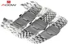 Edelstahl-Armband, 20 mm, 22 mm, nahtlose Faltschließe, Tauchen, Herren-Sport-Ersatzarmband, Uhrenzubehör für Seiko H096134648