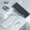 Keyboard 2.4G kompatybilny z Bluetooth bezprzewodowy klawiatura myszy kombinacja myszy klawiatura gier na MacBook Pro Laptop Tablet iPad PC PC Gamer J0117