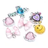 Charms 5 teile/los Lächeln Schmetterling Herz Kreuz Anhänger Legierung Für Schmuck Machen Diy Armband Halskette Ohrringe Handgemachte Accessoires