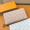 Zippy Wallet Men Women Zipper Long Wallet Embossed Coin Purse Card Holder Clutch With Box Dust Bag M81510