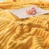 Blankets Blankets for Beds Solid Yellow Color Soft Warm 300GSM Plaid Square Flannel Blanket On the Bed Thickness Throw Blanketvaiduryd