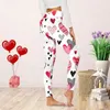 Leggings femininas dia dos namorados mulheres dia dos namorados bonito impressão casual confortável casa bota presente para amantes roupas de casal