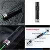 Andra1 Airsoft Accessories High-Power Green Laser 850 Portable Mint Pointer 5MW Tra-Long Strålningsavstånd för Drop Delivery Sports O DHDPP