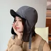 Ball Caps Korean Fashion Lei Feng Hat Winter Grusted WindProof z pluszem dla ciepłej i zimnej ochrony