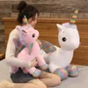 Huggable morbido carino unicorno sogno arcobaleno peluche di alta qualità cavallo rosa dolce ragazza decorazioni per la casa cuscino per dormire regalo per i bambini 240116