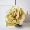 Decoratieve Bloemen 30CM Glanzend Afgewerkt Giant Rose Kunstbloem Hoofd Bruiloft Decoratie Flore Tak Voor Window Show Home Decor