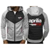 Vestes d'épissure à capuche pour hommes, Aprilia Racing RSV4, imprimé, mode coton, coupe-vent, chaud et confortable, printemps-automne 2023