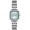 Women's high appearance level simple exquisite square steel band luxury waterproof quartz watch