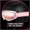 Ski Goggles Findway Aldt Anti Fog Uv Protection Snow Otg Design Over Helmet Compatible Ing Snowboarding For Youth 220905 Drop Deliver Dhvr8