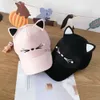 Ball Caps Leuke Kat Oor Hoed Baseball Cap voor Kinderen Meisjes Jongens Cartoon Katoen Parel Hoed Outdoor Sport Cap Casual Zonnepet Zomerhoed YQ240117