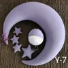 born Baby Hat Posing Beans Moon Pillow Stars Set Infant Bebe Pography Props Nursling Po Shooting Accessories 240117