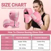 FIVING Gants de boxe de style professionnel pour femmes en cuir PU entraînement Muay ThaiSparringFighting KickboxingAdult sac de boxe lourd G 240117