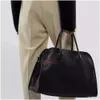 The Row Soft Margaux 15 Tote Bag Auturt/Winter Larmic Capifice Commuter Handheld Women'sBag Teuq