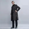 Männer Lange Trenchcoat Frühling Herbst zweireiher Business Männlich Windjacke Mantel S-6XL