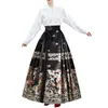 Rokken Lente en herfst Halve rok Hanfu-kleding Nationale stijl Paardengezicht geplooid ook voor meisjes