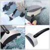 Новая универсальная многофункциональная автомобильная лопата для снега, зимняя лопата для размораживания лобового стекла, скребок для льда, инструмент для удаления снега, автоаксессуары
