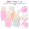 Storage Bottles 4Pcs Nail Polish Remover Pump Bottle Dispenser Travel Empty Liquid Container