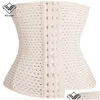 Women'S Shapers Waist Trainer Steel Boned Y Training Cincher Body Thin Shapers Corset Girdle Tight Lacing Drop Delivery Apparel Under Dhip2