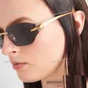 Modedesigner-Sonnenbrille, klassische Brille, Goggle, Outdoor, Strand-Sonnenbrille für Mann und Frau, dreieckige Signatur, hochwertiger Buchstabe Pra, heißer Polaroid-Luxus