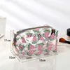 Borse portaoggetti MIROSIE Borsa cosmetica per frutta Borsa da viaggio impermeabile trasparente in PVC colore Ins Wind Cartoon Borsa da viaggio portatile di grande capacitàvaiduryd