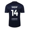 23 24 Coventry City Soccer Jerseys O Hare Sheaf Gyokeres Godden Hamer 2024 Hem Blue Sheaf Eccles Alien Bidwel Men Kids Kit Football Shirts Tops Camiseta de Futbol Top