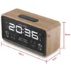 Altavoces portátiles Radio DAB digital Reloj despertador dual Receptor de radio Altavoz Bluetooth con pantalla LCD Soporte Atenuación Temporizador de apagado Multi idioma J240117