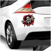 Araba Stickers 3D Araba Sticker Metal İskelet Skl Deliği Komik Serin Etiketler Mobil Çıkartmalar Motosiklet ERS DOLDU DÜZENLEME AMAÇLARI DHCSA