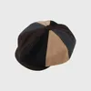 Berets Large Size Blank Denim Jeans Cowboy Beret Sombreros De Mujer Elegante Mens Women Baret Octagonal Flat Cap 54-62CM