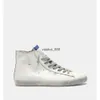 Luxus Francy High Top Sneakers Italien Marke Schuh Klassische weiße schmutzige Designer Mann Frauen Freizeitschuhe