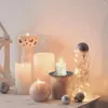 Portacandele 12 pezzi Supporto di fissaggio Supporto Piastra metallica Pilastro Piedistalli tealight votivi Candeliere