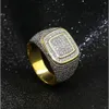 Medboo мужские ювелирные изделия в стиле хип-хоп на заказ 10-каратное золото 1,2 мм полностью замороженное Vvs1d кольцо с муассанитом и бриллиантом мужские украшения